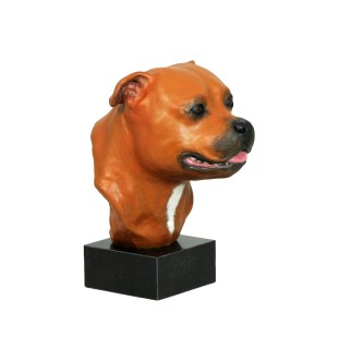 Staffordshire Bull Terrier ręcznie pomalowana statuetka Art-Dog